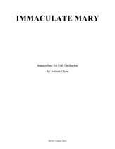 Immaculate Mary Orchestra sheet music cover